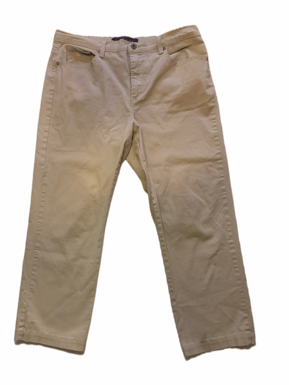 Gloria Vanderbilt Women's Khaki Straight-Leg Chinos